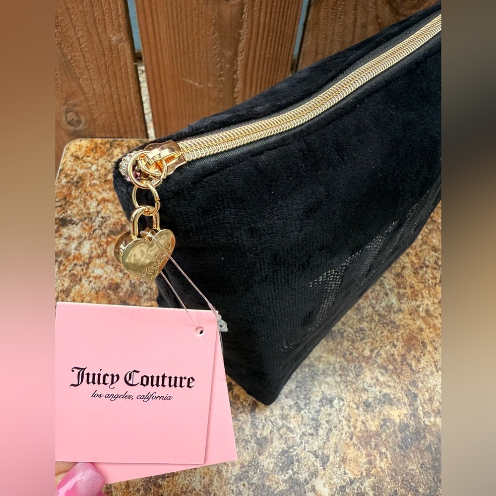 Juicy Couture Velour Cosmetic Bag - Picture 7 of 9